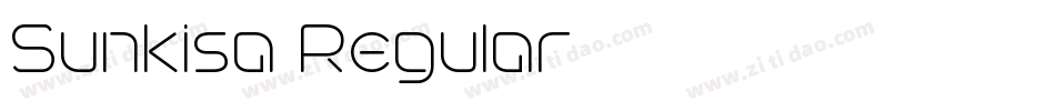 Sunkisa Regular字体转换